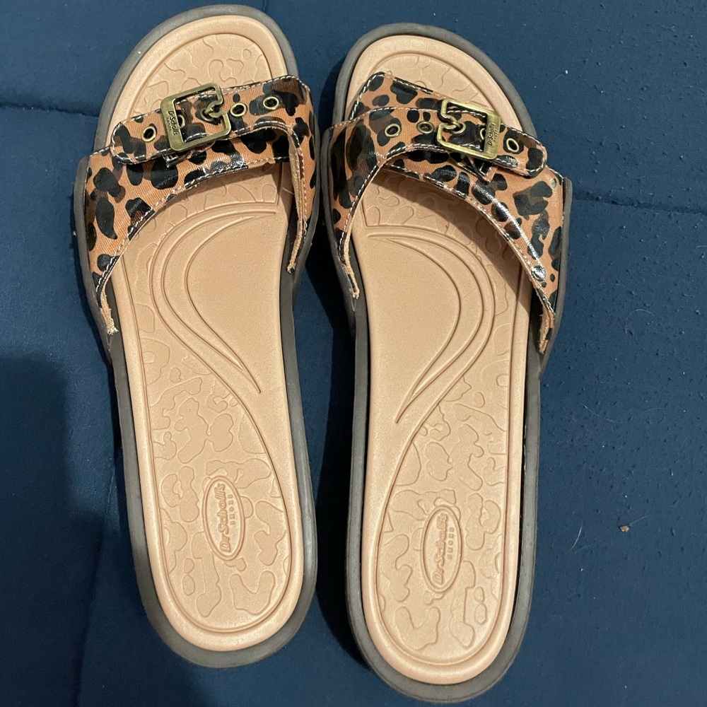 Dr Scholls Leopard Print Women's Sandals